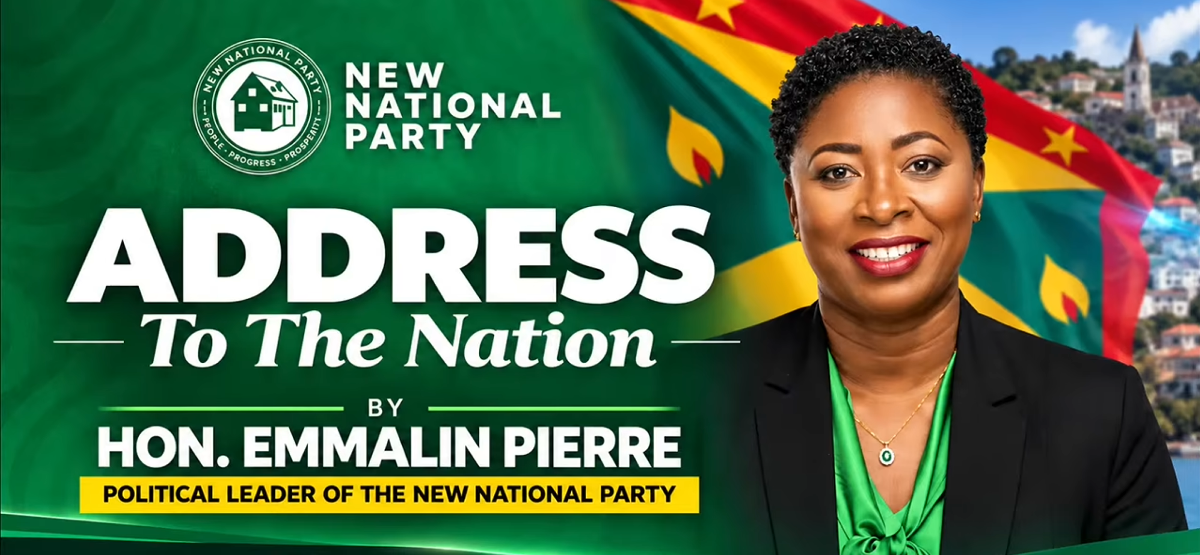 Emmalin Pierre Addresses Nation on Nov 5 Election, Challenges PM to National Debate
